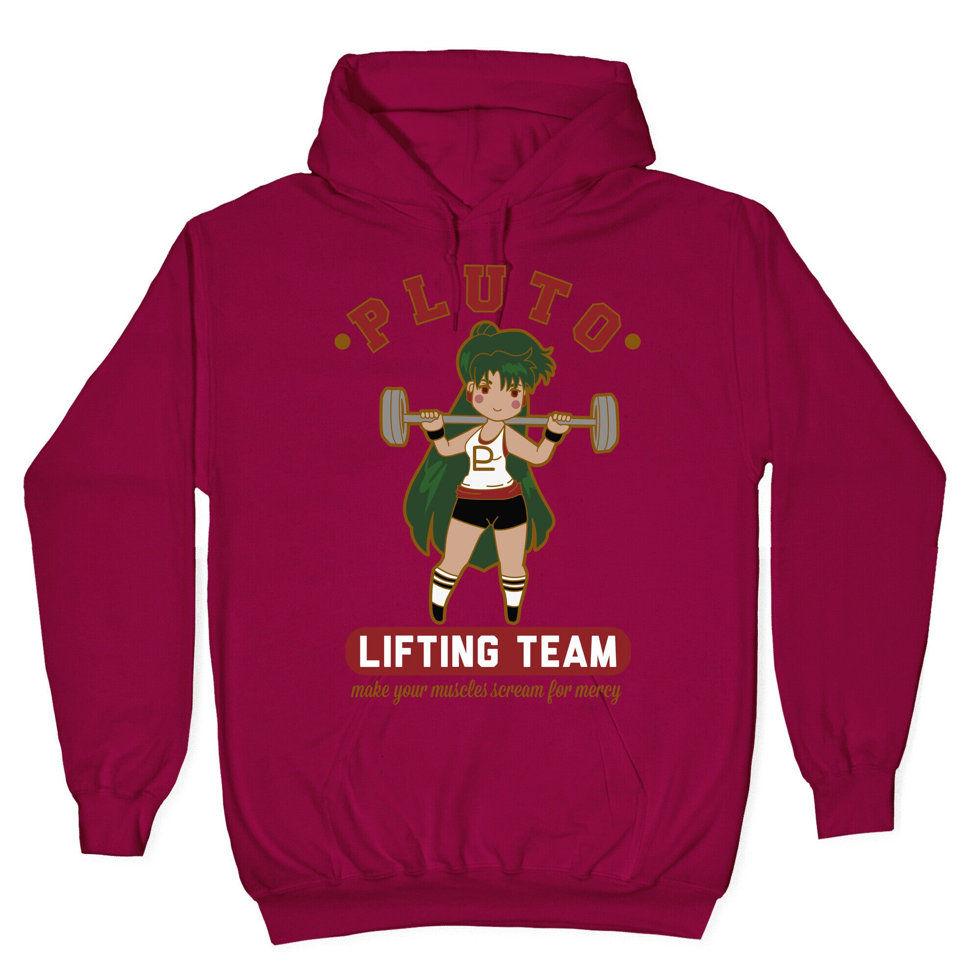 Pluto Lifting Team Parody Hoodie